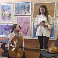 У бібліотеці ім. Л. Забашти відбулося відкриття виставки художніх робіт юної художниці Аріни Сушко